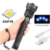 xhp50.2 most powerful flashlight 5 Modes usb Zoom led torch xhp50 Best Camping Outdoor fishing light flashlight emergency hiking