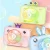 Import Xiaoboxing new design product kids plastic pink pig battery operated outdoor electric cute bubble camera toy from China