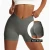 XXL Peach Buttock Lifting Yoga Gym Wear Elastic Cross High-Waisted Running Active Fitness Shorts Tight Seamless Nude Feeling Sports Workout Shorts for Women