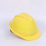 Yellow Color High Quality New PE material with Chin Strap Wokshop Workers Wearing Hard Hat Safety Helmet