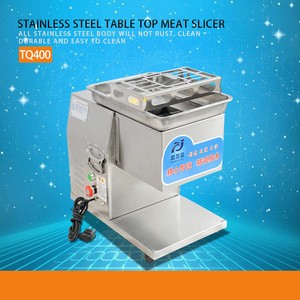 Yoslon TQ400 Powerful High efficiency Stainless steel table top meat slicer/