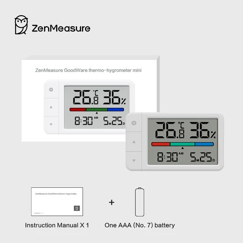 ZenMeasure Electronic Mini Thermo-Hygrometer Household Temperature and Humidity Monitoring Testing Equipment with low price