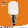 Zhejiang factory direct sale, SMD2835 E14 Ceramic T25 fridge led lamp 2.5W 220-240V 200LM hot sale with TUV CE approved