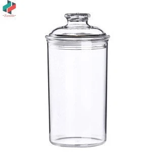 ZNK00089 Premium Quality Unbreakable Large Cookies Canister Clear Acrylic Kitchen Food Storage Jars with Airtight Lids