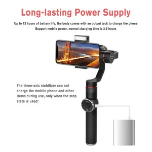 Zomei V5-NEW Smartphone Handheld Gimbal  Stabilizer for Phone Sport Camera Bluetooth APP