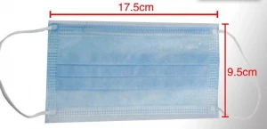 CE Certificate Anti-Coronaviruse 19 3ply Disposable Surgical Mask