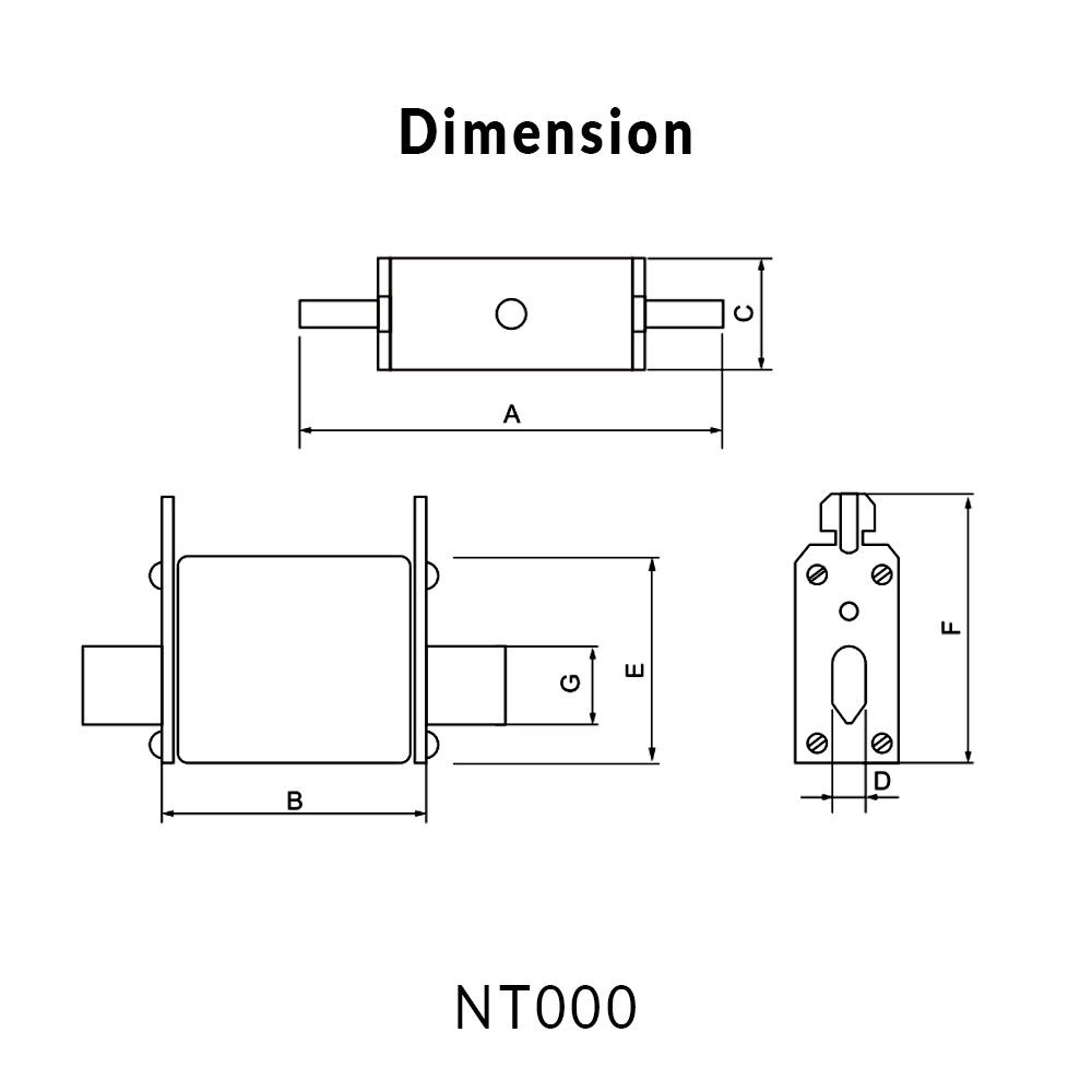 Poignée D'Extraction Fusibles NH SIGANDG - Compatible NH000 à NH4 Et NT00 à NT4 Pour Installation Électrique