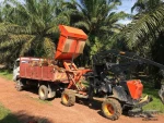 Palm oil plantation 4x4 tractor