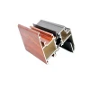 Wood grain transfer aluminum profiles with low price good quality
