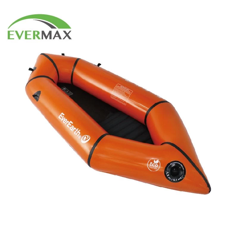 2022 new packraft made by tpu and portable fold single inflatable kayak