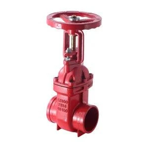 Rising stem hard seal groove gate valve