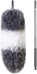 Microfiber Duster with Extendable Pole to 100 inch With Washable Head