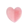 Luxury Pink Heart Shape Rose Quartz Gua Sha Kit Wholesale