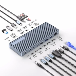 DS018R 13 in 1 thunderbolt4 docking station