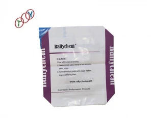 Factory supplier PE valve bag 25kg useful chemical powder raw material and feed fertilizer filling plastic packaging bags