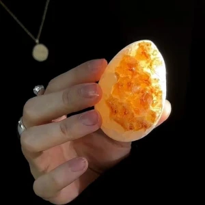 Citrine Egg Energy Crystal