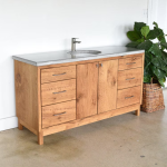 Teak Solid Wood Bathroom Vanity