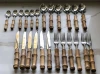 Bamboo handle Cutlery Set