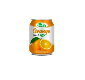 SUNSIP FRUIT JUICE with Orange – 250ml stubby can