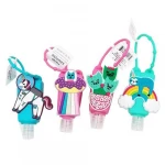 Cartoon 3D Soft Rubber Hand Sanitizer Holder For Kids