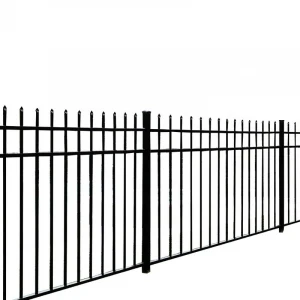 Rustproof iron fence wrought iron garden fence security iron fences custom