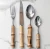 Import Bamboo handle Cutlery Set from India
