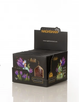 25 boxes of  1 gram of saffron