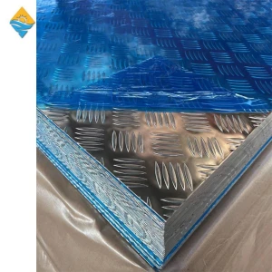 Five Bar Aluminum Plate Good Quality 1060 Aluminium Sheets Flooring 1100 1050 Tread Embossed Aluminum Checkered Plate f