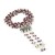 Import BEADED GARNET 925 STERLING SILVER NECKLACE from India