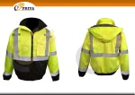 Premium High-Visibility Reflective Safety Winter Work Jacket, Protection for Engineering, Protection for Construction