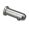 Custom made stainless steel self-locking clevis pin