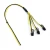 Import PCI-e 8pin Male to Dual 8Pin (6+2) Male GPU Computer power cable For graphics Video card from China