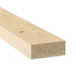 Bulk spruce lumber ready for shipment to distributors and manufacturers