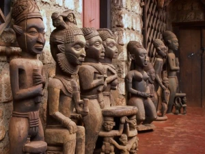 Cameroon Ancient Wooden Ancestor Sculptures
