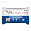Easy carrying 75% Alcohol Wet Sanitizing Wipes 10pcs per bag