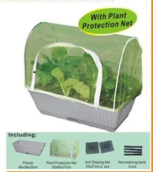 DE-417640-Garden Vegetable Planter Kit With Plant Protection Net