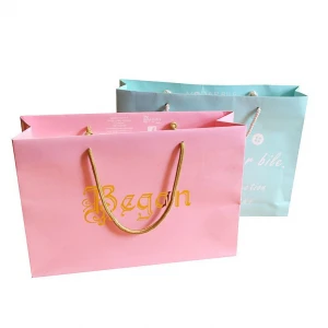 Luxury Recycled Top Quality Retail Art Paper Gift Bag