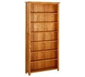 vidaXL Bookcase Natural Oak Solid Oak Wood, MDF 78.7 in height Bookcase