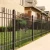 Import Rustproof iron fence wrought iron garden fence security iron fences custom from China