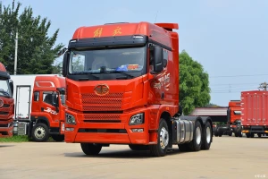 Used  Jiefang JH6 Heavy Truck Leading Edition 2.0 520hp 6X4 AMT Automatic Transmission Tractor