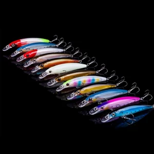 Pencil Hard Fishing Lure Artificial Sinking Baits Submerged Lures Saltwater 12colors Minnow Luminous Baits Isca