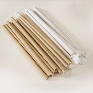 OEM facility compostable biodegradable disposable drinking straw