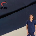 Polyester Cotton Spandex fabric for medical scrub