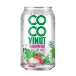 330ml Lychee Coconut Water With Sugar Free VINUT Hot Selling Free Sample, Private Label, Wholesale Suppliers (OEM, ODM)