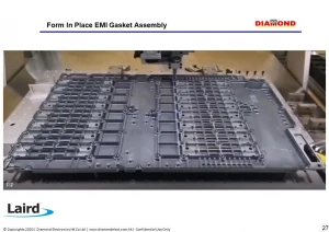 Form in Place EMI Gasket Assembly