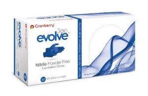 Cranberry Nitrile Powder Free Examination Gloves (Size M) 300 gloves by weight
