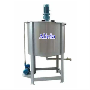 Industrial stainless steel detergent liquid mixer machine