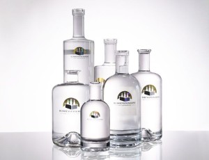 China manufacturer round Spirit Glass Bottles
