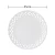 Import Wholesale 12&14 Inch Vintage Cream Hollow Porcelain Dinner Plates with Embossed Flower Rim from China