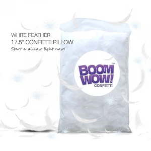 Boomwow ECO High Quality White Feather Pillow For Party And Festival ﻿